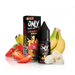 Liquid Only Double Salt 10ml – Strawberry Banana Ice 20mg